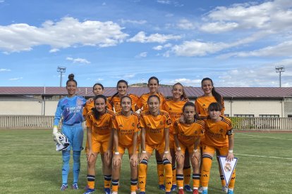 Once del Real Madrid Juvenil que compitió en Los Pajaritos.