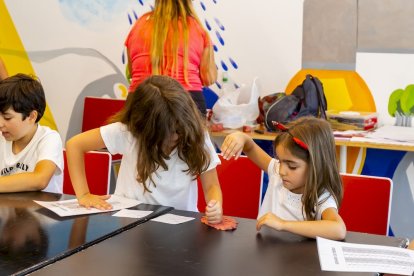 Los niños conocieron la escritura celtíbera de los numantinos