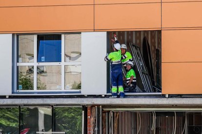 El nuevo edificio del hospital.