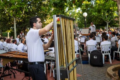 Concierto de la Banda Municipal de Soria en la Barriada.