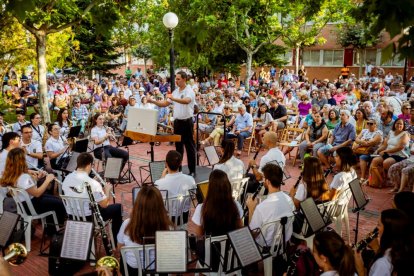 Concierto de la Banda Municipal de Soria en la Barriada.