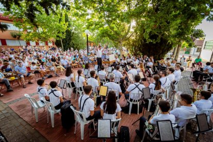 Concierto de la Banda Municipal de Soria en la Barriada.