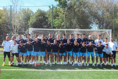 Plantilla del Pontevedra, próximo rival del Numancia.