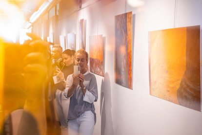 La exposición está repartida entre las tres salas del Espacio Alameda