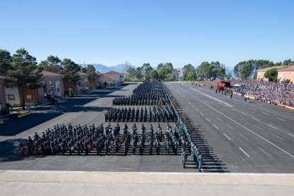 Alumnos de la Guardia Civil en formación.