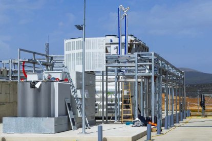 Instalaciones de la planta de hidrógeno verde ubicada en el PEMA de Garray