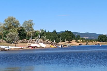 Embalse Cuerda del Pozo a mediados de agosto de 2024.