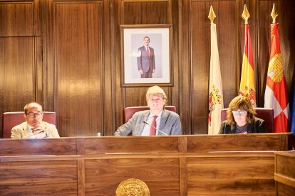 Carlos Martínez durante el Pleno del pasado viernes.