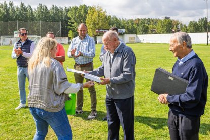 Día de celebración en el mítico campo de fútbol