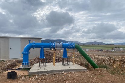 Las obras del regadío de Hinojosa del Campo están a punto de finalizar.