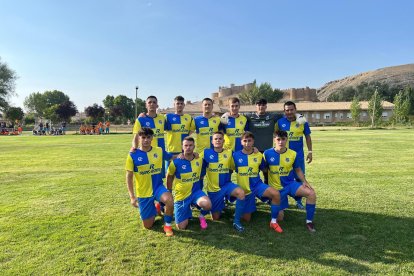 Un once de la Valeránica en un partido de esta pretemporada.