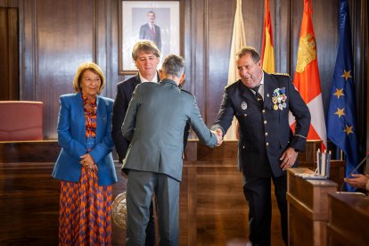 Los integrantes de la Policía Local de Soria han conmemorado su patrón.