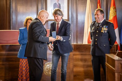 Los integrantes de la Policía Local de Soria han conmemorado su patrón.