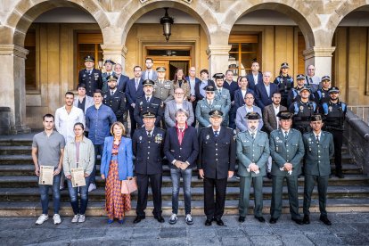 Los integrantes de la Policía Local de Soria han conmemorado su patrón.