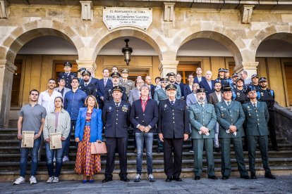 Los integrantes de la Policía Local de Soria han conmemorado su patrón.