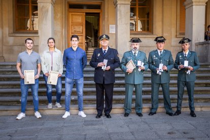 Los integrantes de la Policía Local de Soria han conmemorado su patrón.