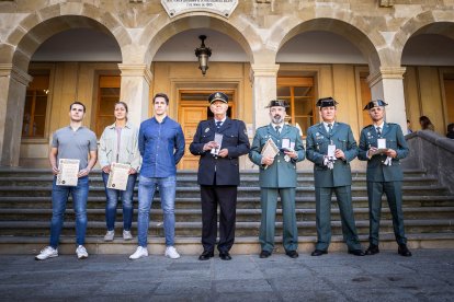 Los integrantes de la Policía Local de Soria han conmemorado su patrón.