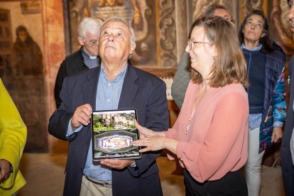 Espectacular resultado de la restauración de las pinturas de la ermita soriana.