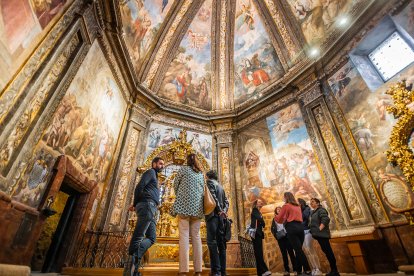 Espectacular resultado de la restauración de las pinturas de la ermita soriana.