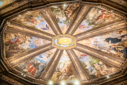 Espectacular resultado de la restauración de las pinturas de la ermita soriana.