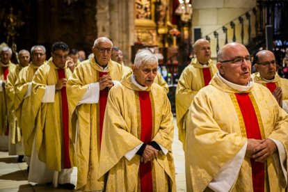 El oficio fue celebrado en la remodelada Concatedral de San Pedro