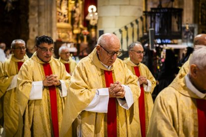 El oficio fue celebrado en la remodelada Concatedral de San Pedro