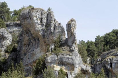 Cañón del Río Lobos, uno de los parajes elegido por senderistas en Soria.