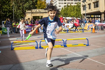 Los escolares compitieron y disfrutaron con las pruebas