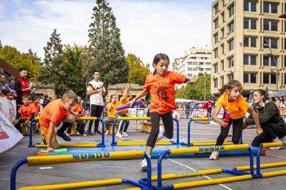 Los escolares compitieron y disfrutaron con las pruebas