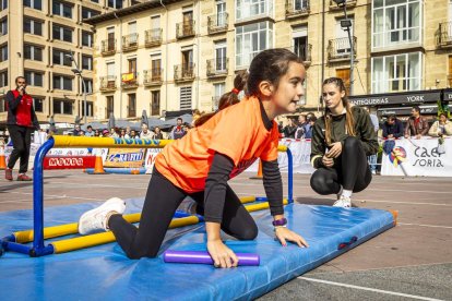 Los escolares compitieron y disfrutaron con las pruebas