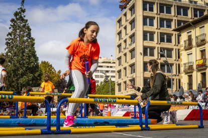 Los escolares compitieron y disfrutaron con las pruebas