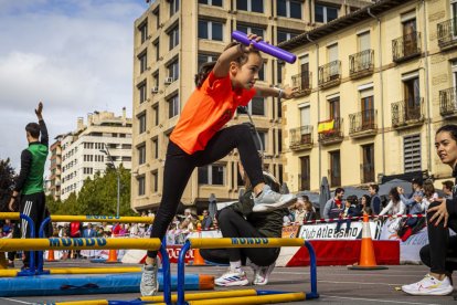 Los escolares compitieron y disfrutaron con las pruebas