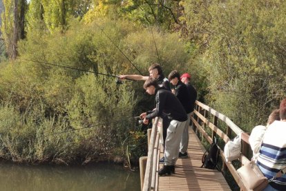 Los más jóvenes aprenden y disfrutan de la pesca