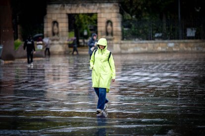 El temporal provoca fuertes rachas de viento y lluvia.