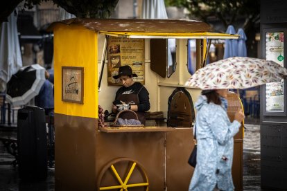 El temporal provoca fuertes rachas de viento y lluvia.