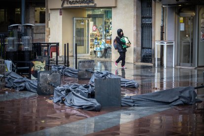 El temporal provoca fuertes rachas de viento y lluvia.