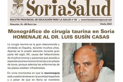 Portada del número 64 de Soria Salud.