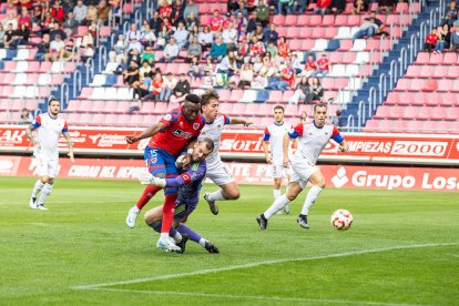 Poco premio para un Numancia que dispuso de más y mejores ocasiones que el rival.