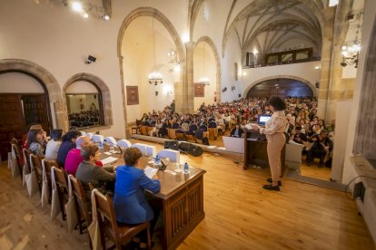 El acto llenó el Aula Magna Tirso de Molina