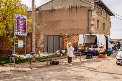 Ganado y actividades tradicionales en una agradable mañana