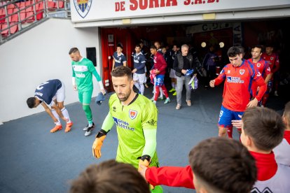 El Numancia se mantiene líder con un gol de Bonilla.