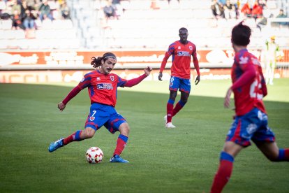 El Numancia se mantiene líder con un gol de Bonilla.