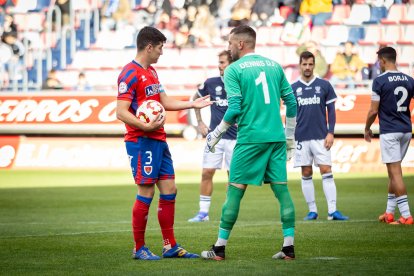 El Numancia se mantiene líder con un gol de Bonilla.