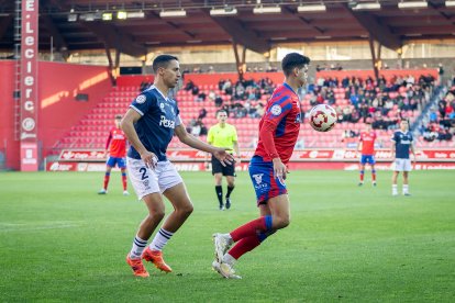 El Numancia se mantiene líder con un gol de Bonilla.