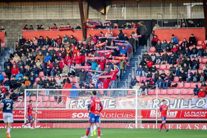 El Numancia se mantiene líder con un gol de Bonilla.