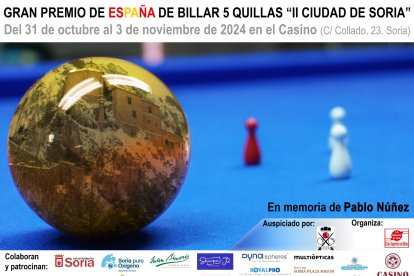 Cartel anunciador del torneo 5 Quillas.