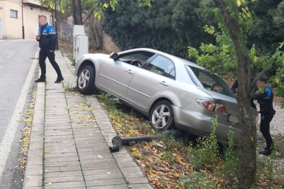 Otra toma del accidente.