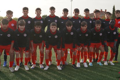 Combinado regional sub-14 con los sorianos Darío Postigo, Diego Tejedor y Lucas Mero.