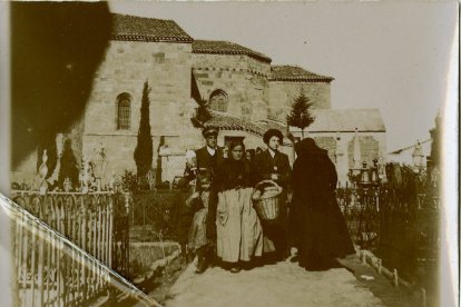 Cementerio en 1900