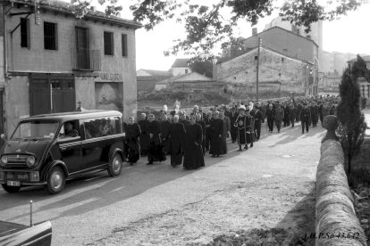 Entierro del presidente de la Audiencia en 1963